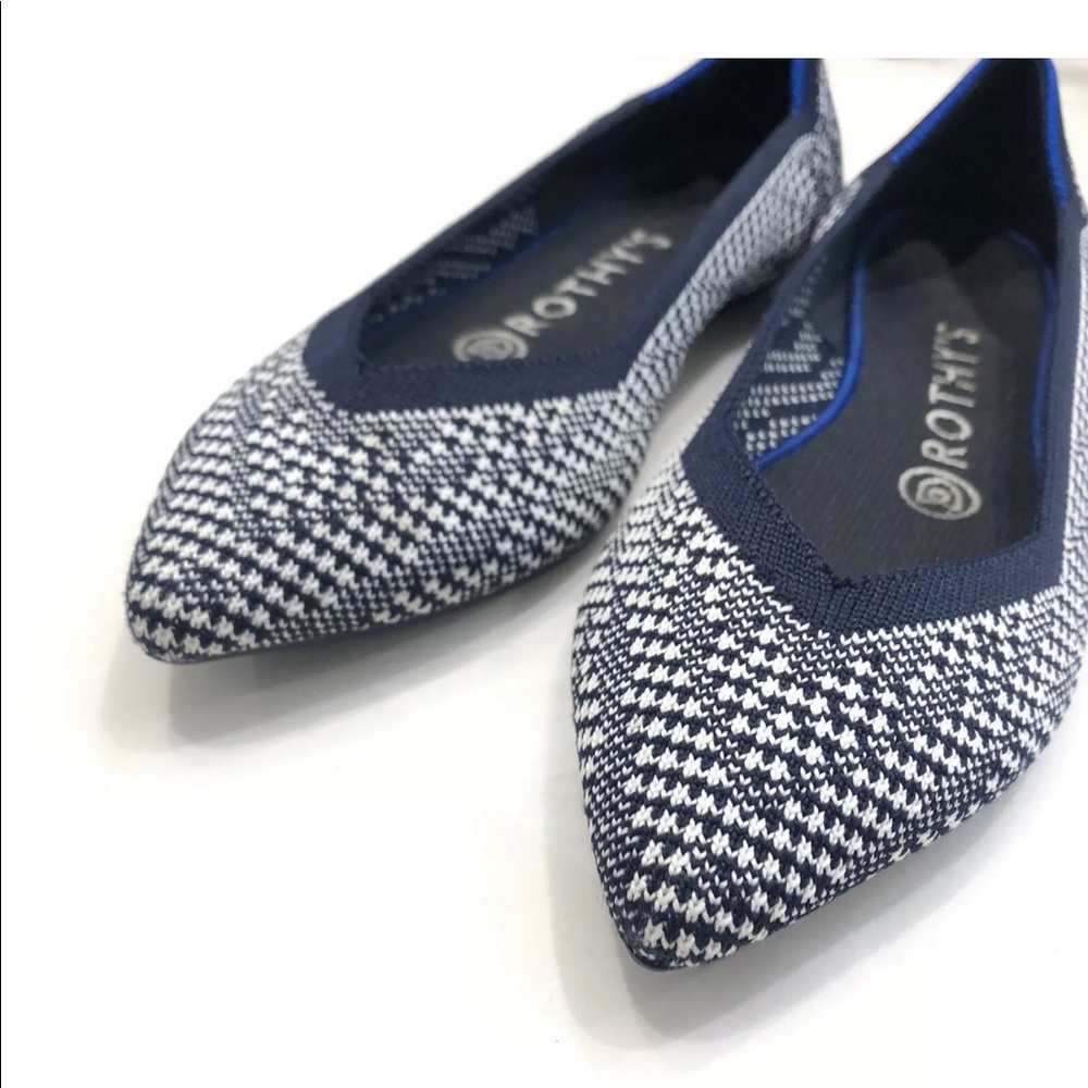 Rothy’s Navy Houndstooth Point - image 2